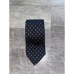 Corneliani Navy Oval Polka Dot Silk Men's Tie